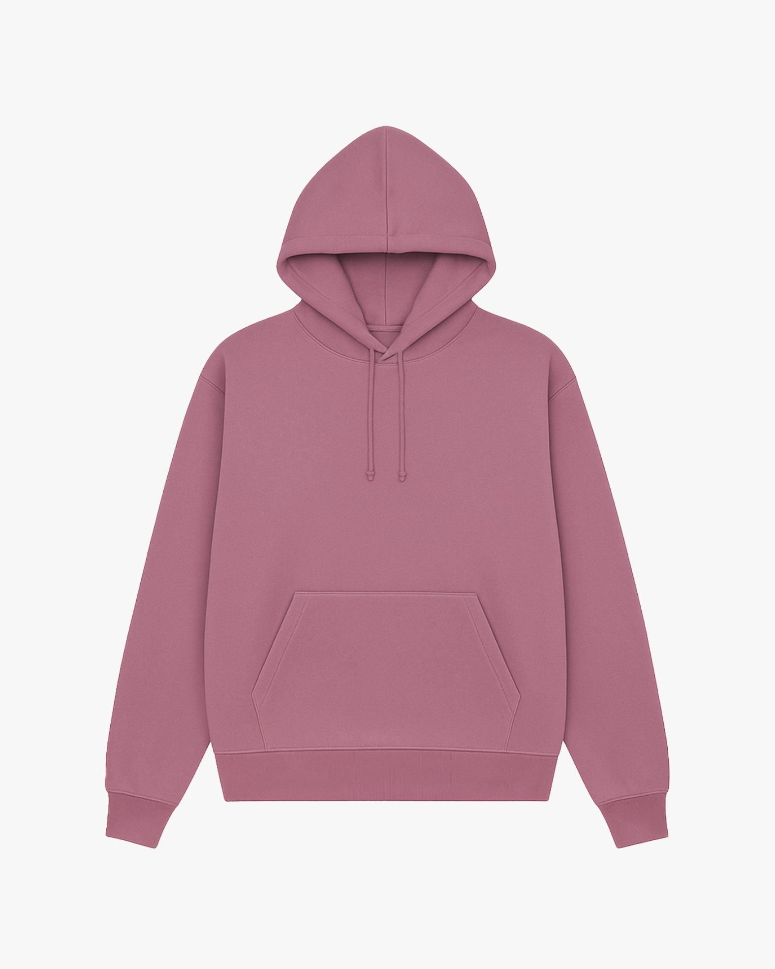 Moclo Classic Pink Regular Fit Hoodie