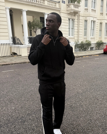 Moclo Classic Black Regular Fit Uni Sex Track Suit