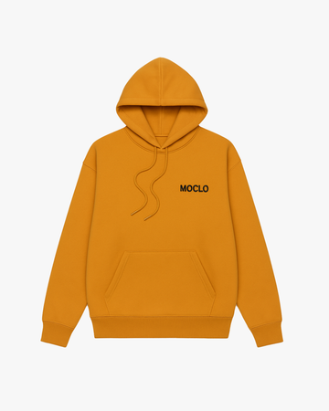 Moclo Classic Yellow Regular Fit Hoodie