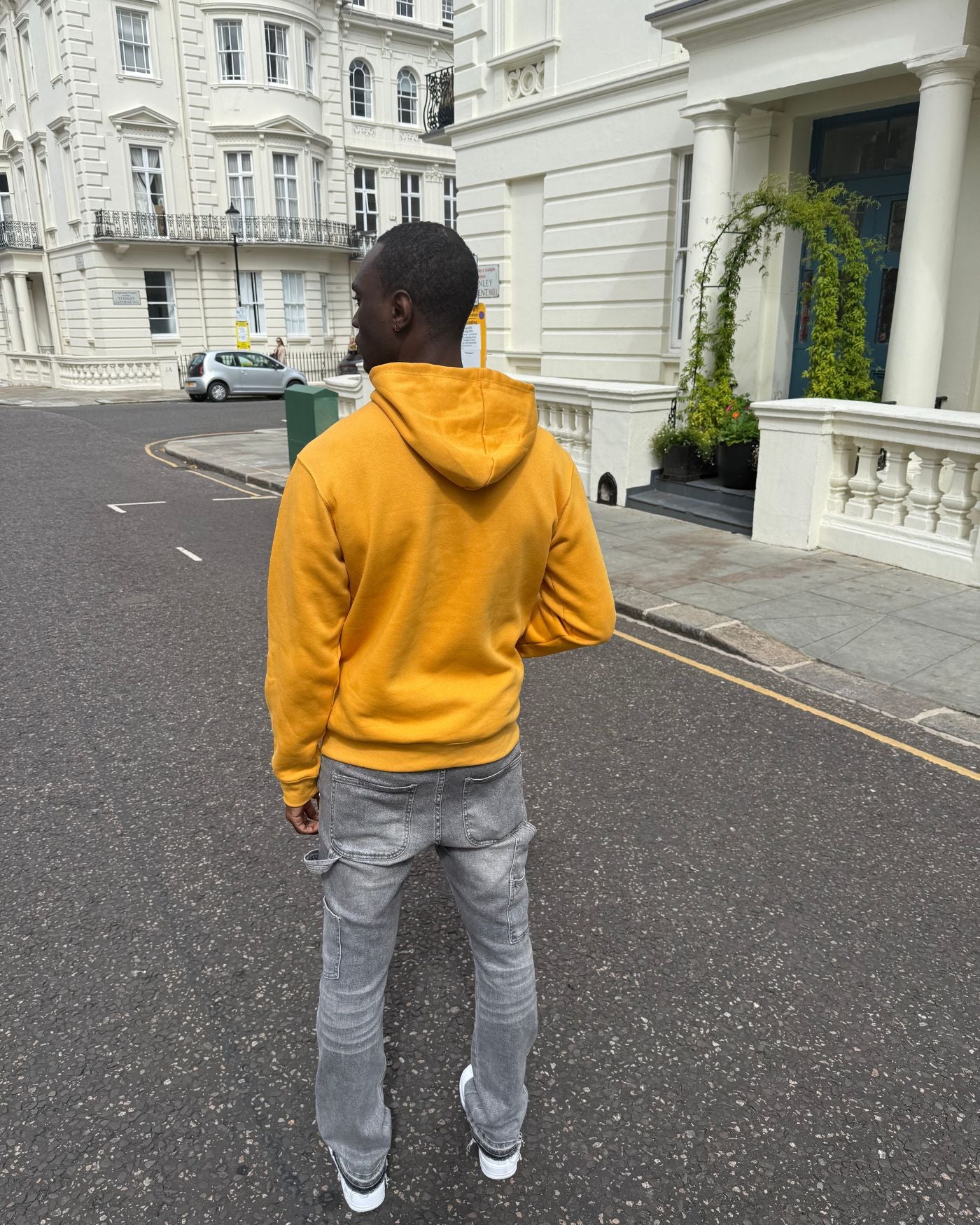 Moclo Classic Yellow Regular Fit Hoodie