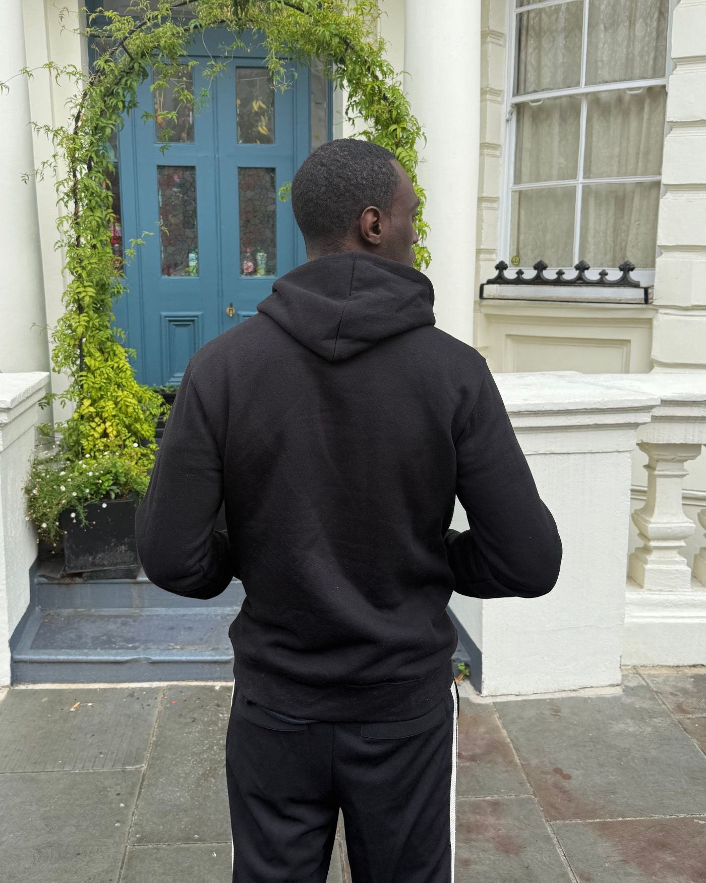 Moclo Classic Black Regular Fit Hoodie