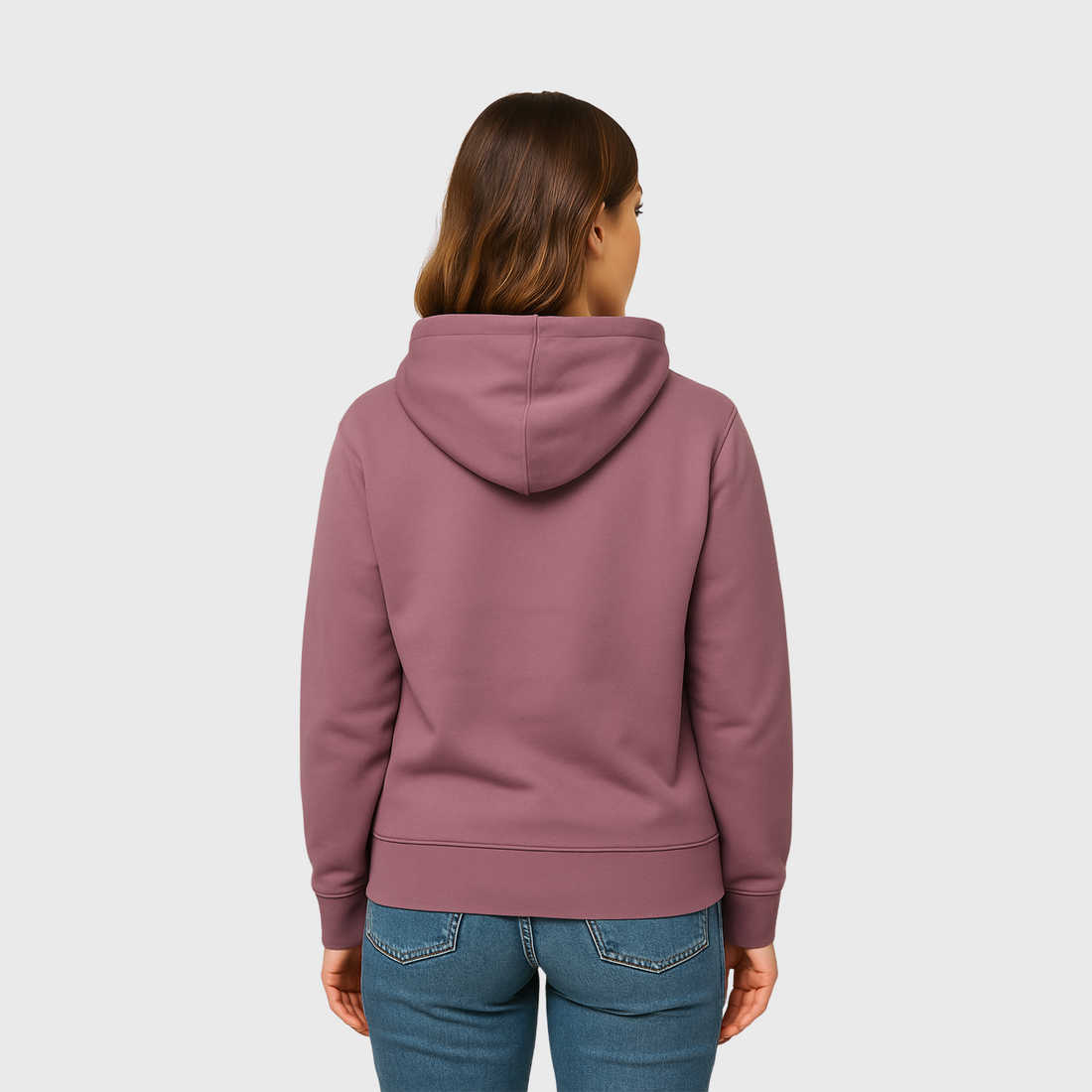 Moclo Classic Pink Regular Fit Woman Hoodie