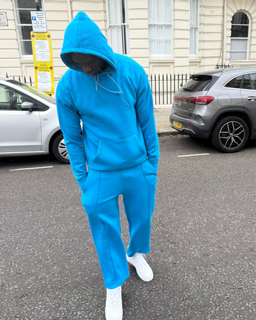 Moclo Classic Blue Regular Fit Uni Sex Track Suit