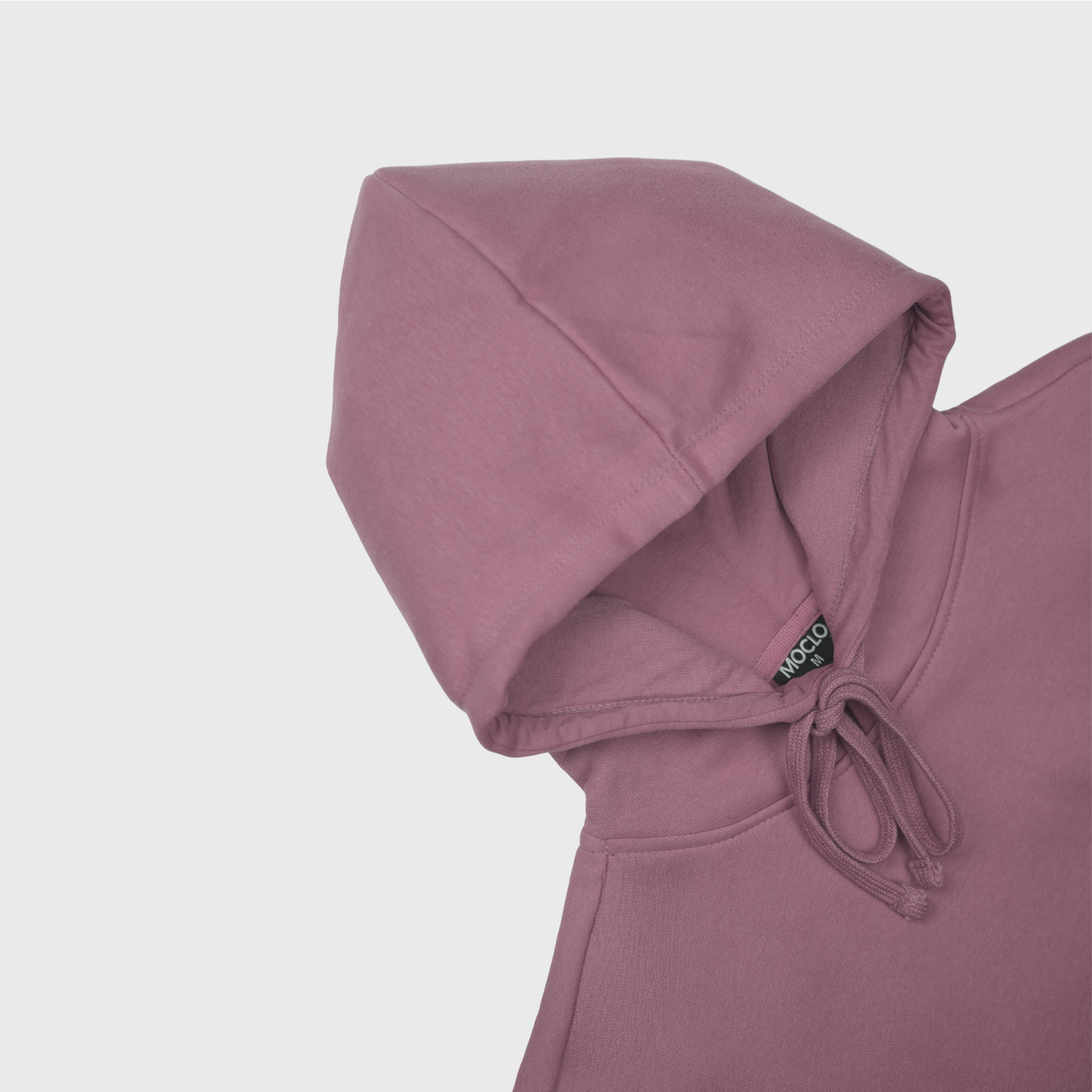 Moclo Classic Pink Regular Fit Woman Hoodie