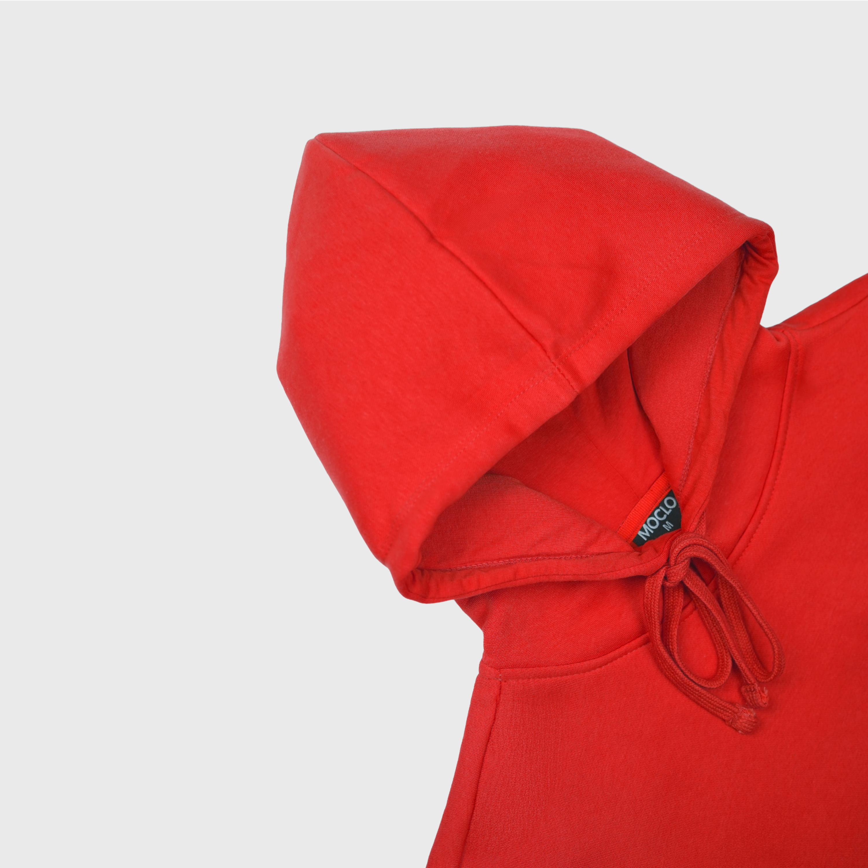 Moclo Classic Red Regular Fit Woman Hoodie