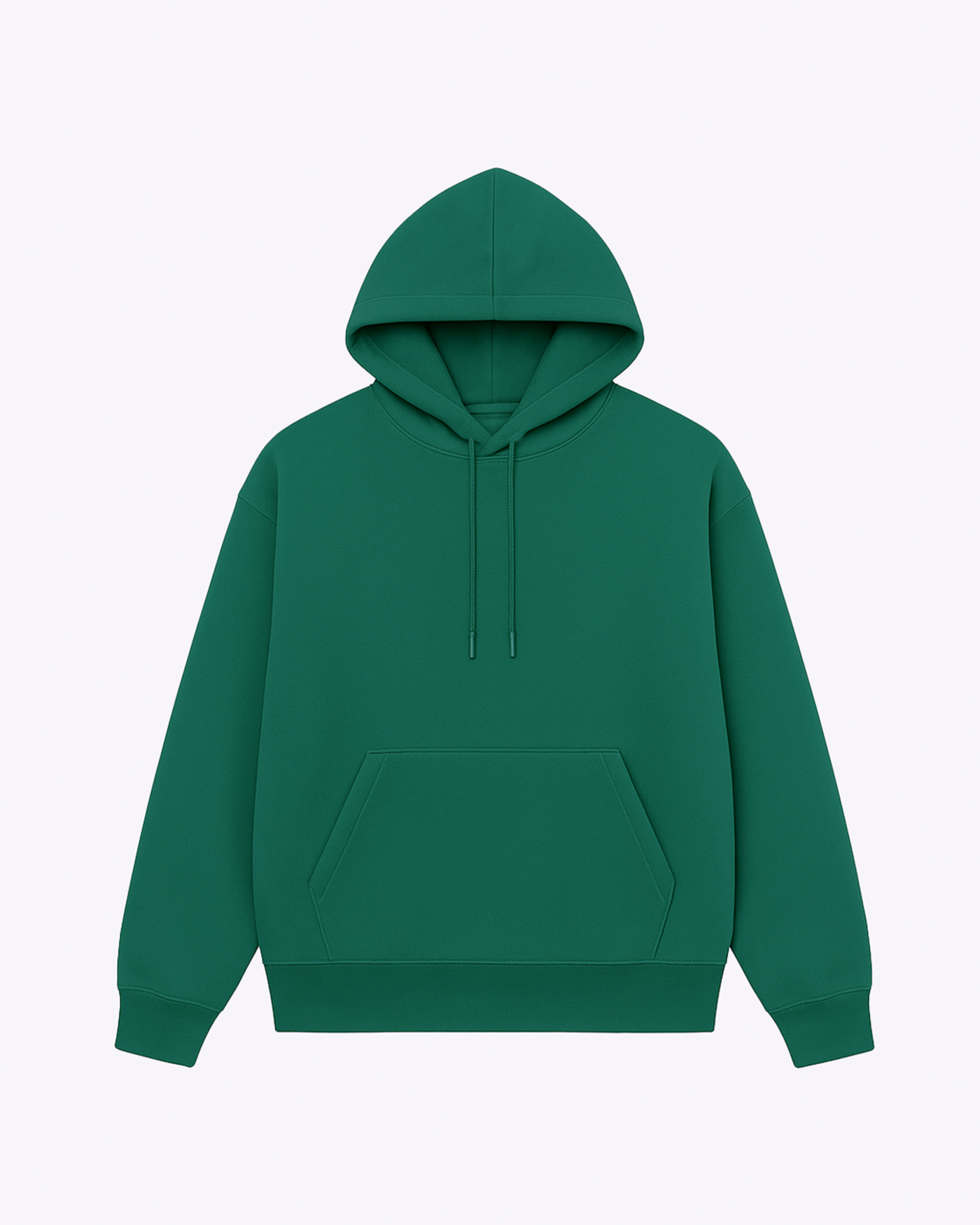 Moclo Classic Green Regular Fit Hoodie