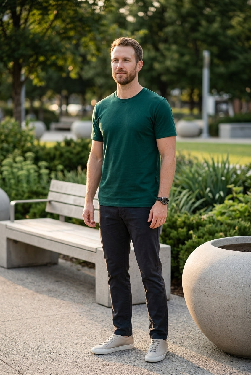 Moclo Classic Green T-Shirt