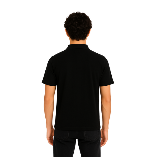 Moclo Classic Black Polo T-Shirt