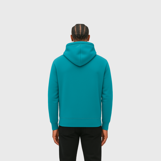 Moclo Classic  See Green Regular Fit Hoodie