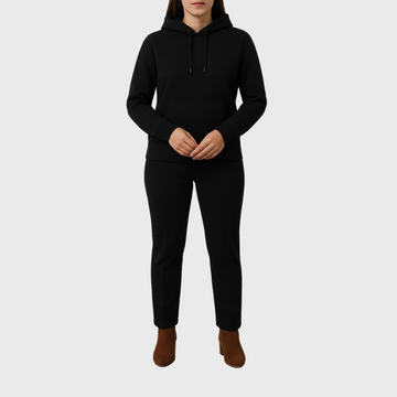 Moclo Classic Black Regular Fit Woman Track Suit