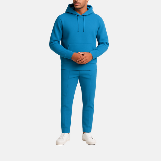 Moclo Classic Blue Regular Fit Uni Sex Track Suit