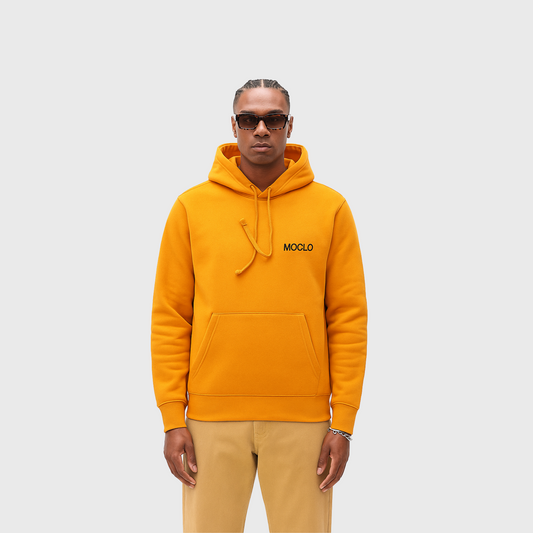 Moclo Classic Yellow Regular Fit Hoodie