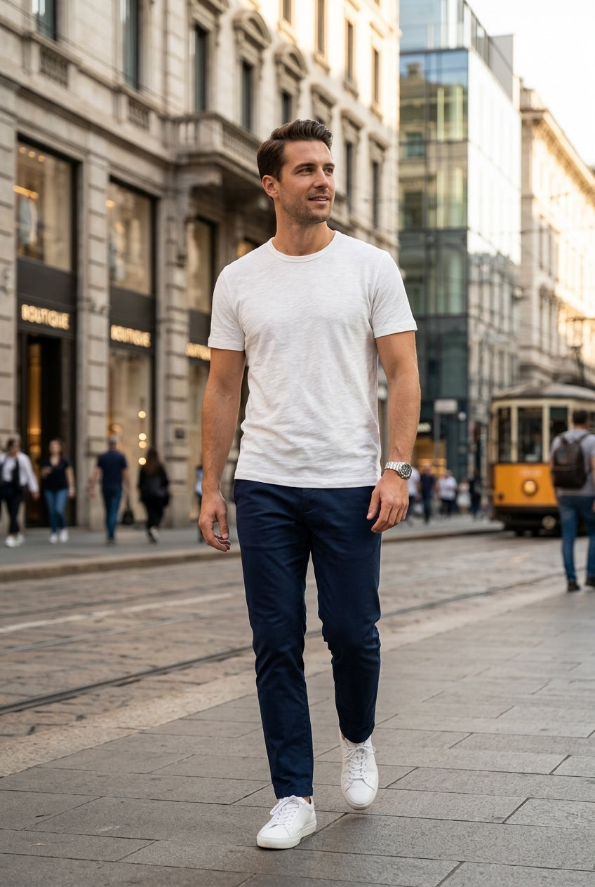 Moclo Classic White T-Shirt