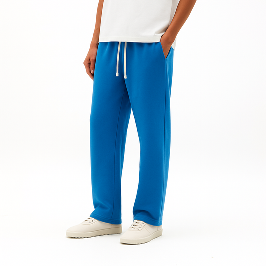 Moclo Classic Blue Regular Fit Uni Sex Joggers
