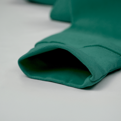 Moclo Classic Green Regular Fit Hoodie