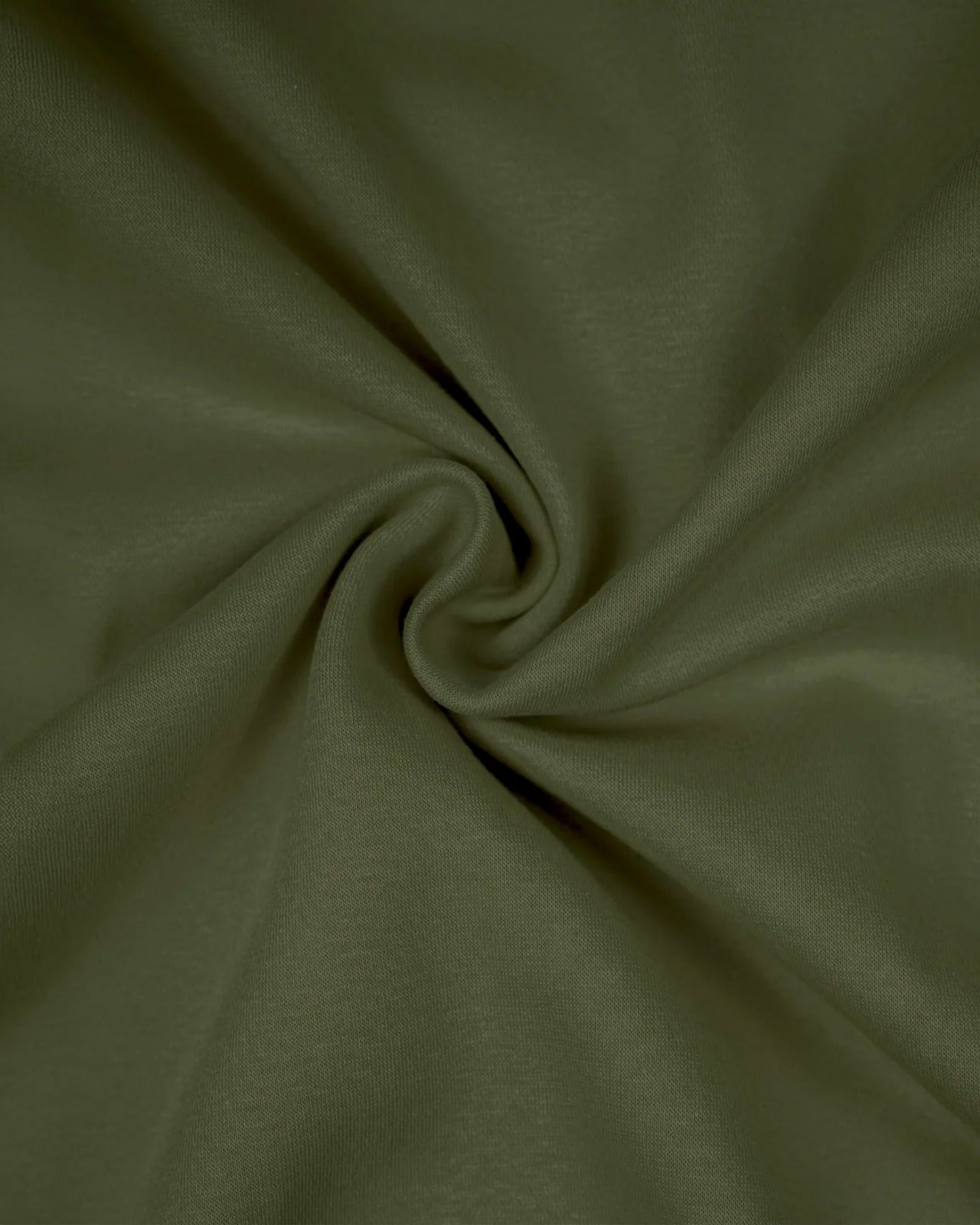 Moclo Classic Olive Green Regular Fit Hoodie