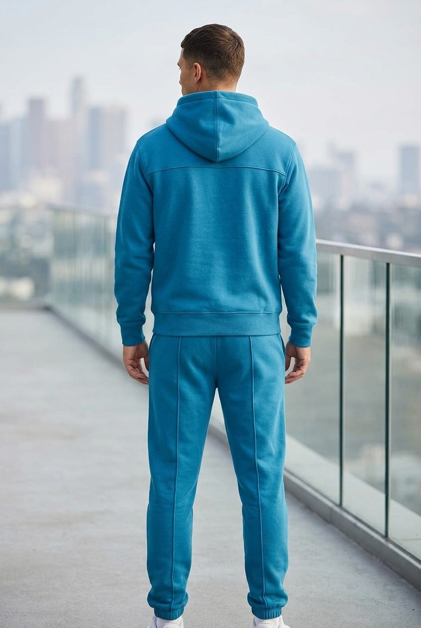 Moclo Classic Blue Regular Fit Uni Sex Track Suit