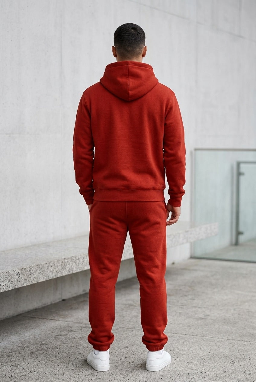 Moclo Classic Red Regular Fit Uni Sex Track Suit