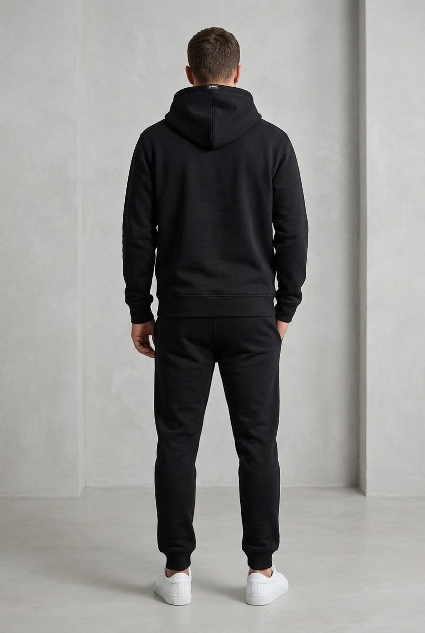 Moclo Classic Black Regular Fit Uni Sex Track Suit
