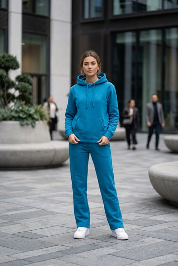 Moclo Classic Blue Regular Fit Woman Track Suit