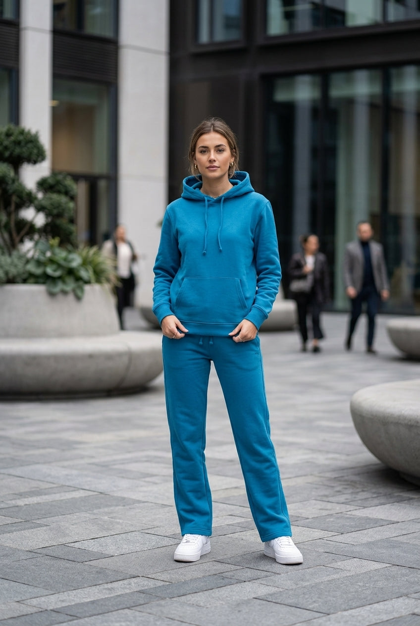 Moclo Classic Blue Regular Fit Woman Track Suit